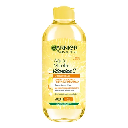 Água Micelar Antioleosidade Vitamina C 400ml Garnier