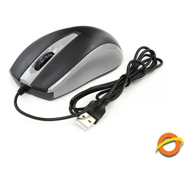 Mouse Optico Ergonomico Pc Notebook Cable Usb Computadora