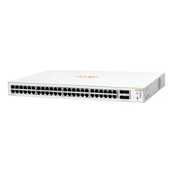 Switch 48 Portas Gigabit Gerenciável Hpe Aruba Instant On Jl814a 1830