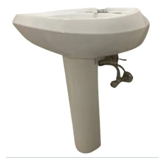 Lavamanos Con Pedestal Blanco