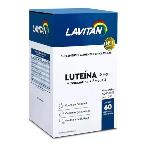 Luteina Oferta Lavitan  Contiene Omega 3 Y Zeaxantina