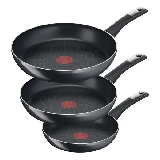 Juego de 3 Sartenes de 20/24/30 cm Hard Titanium Plus T-Fal C3829082
