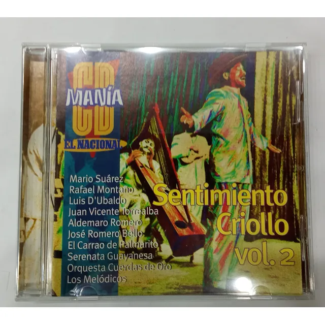 Sentimiento Criollo. Vol 2 Cd Manía. Cd Usado. Qqa. Zz.