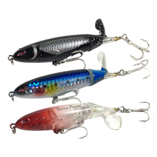 Kit Con 3 Señuelos De Pesca Superficial Whopper Plopper Kit Con 3 Señuelos De Pesca Superficial Whopper Plopper