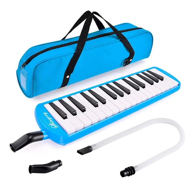 Melodica Pianica Con 37 Teclas Incluye Estuche. Negra 