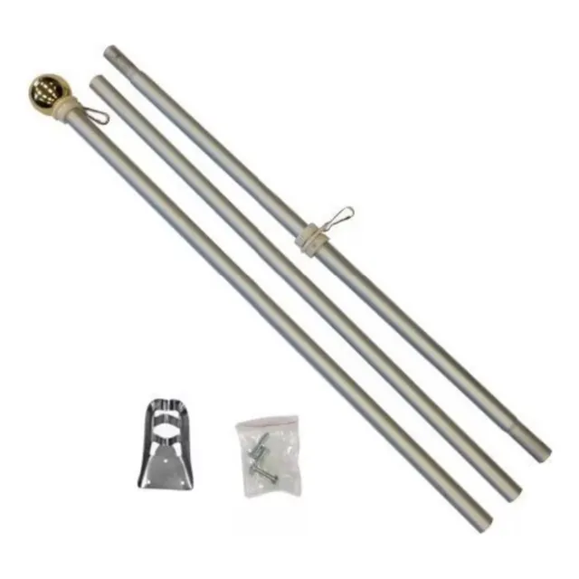 Soporte De Aluminio Para Banderas De 180cm Acero Inoxidable