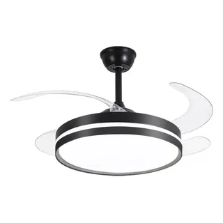 Ventilador Teto RetrĂĄtil Led Multicolor Moderno Silencioso Ventilador Teto RetrĂĄtil Led Multicolor Moderno Silencioso