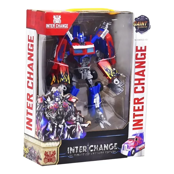 Figura Grande Transformer Optimus 25cm Camión - Del Tomate
