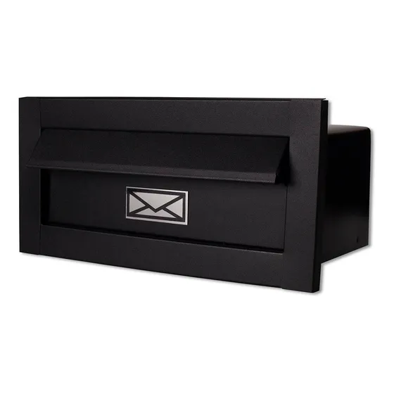 Caixa Correio Carta Preto Fosco Chapeu Moderna A Melhor Top