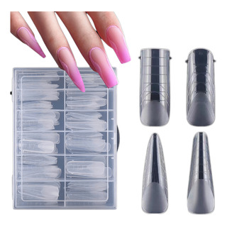 Molde Tips Para Uñas Polygel Acrilico Extension 96pz Molde Tips Para Uñas Polygel Acrilico Extension 96pz