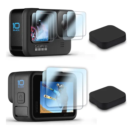 Protector Pantalla Para Gopro Hero 10 9 Negro Trasera 2