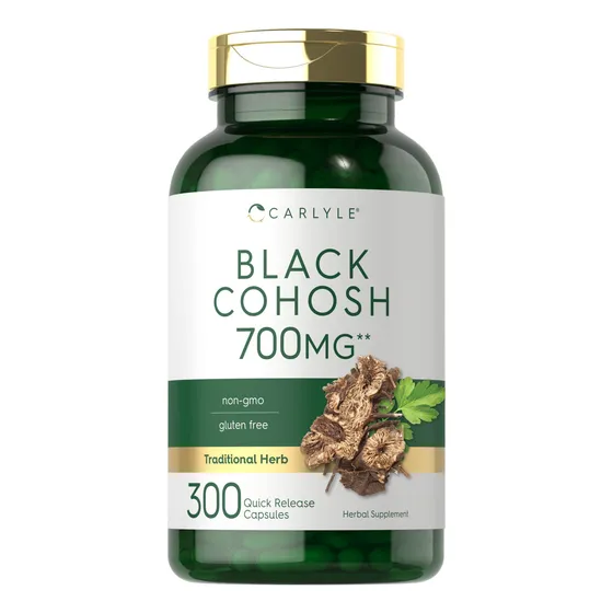 Suplemento Carlyle Black Cohosh En Cápsulas De 700 Mg, 300 U