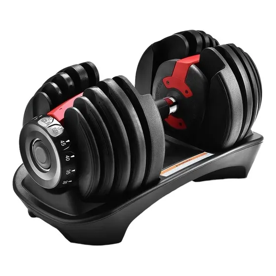 Mancuerna Pesa Ajustable 24 Kg Regulable Gym Base Automatica