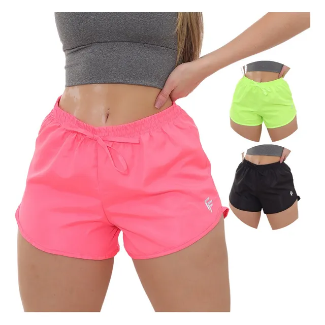 Kit 3 Shortinho Feminino Moda Praia Piscina Short Tactel Kit 3 Shortinho Feminino Moda Praia Piscina Short Tactel