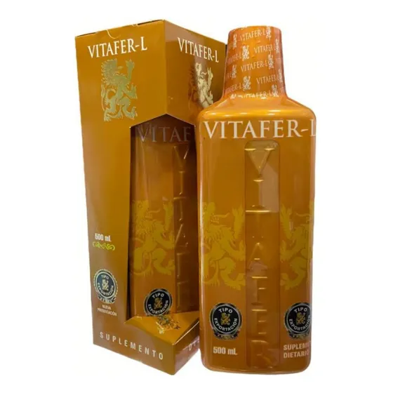 Multivitaminico Vitafer Gold L Botella Frutilla