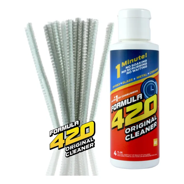 Formula 420 Limpiador Bong Pyrex Pipas Metal +10 Limpiapipas