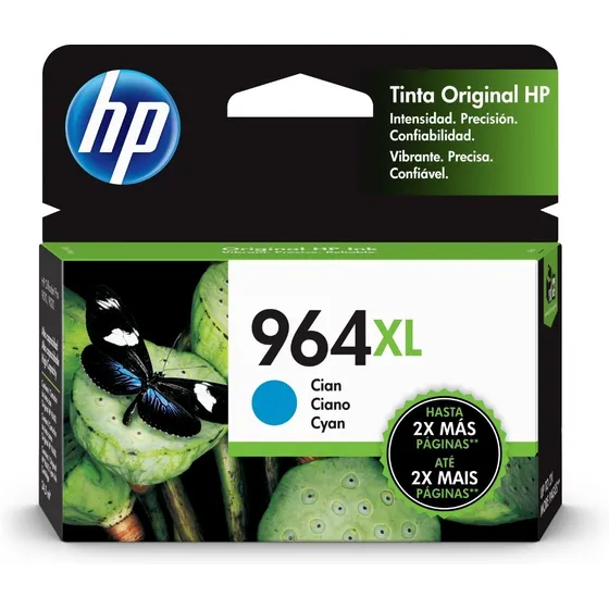Cartucho De Tinta Hp 964xl Cian Original (3ja54al)