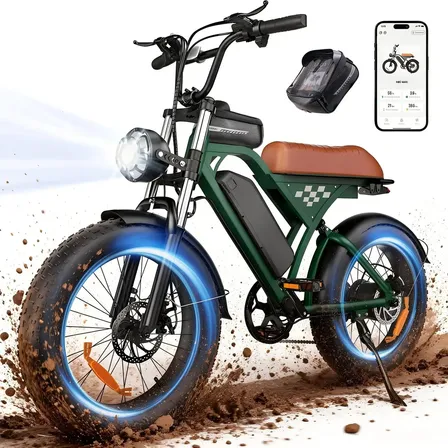 Bicicleta Elétrica xroymexroy EB5 MAX Aro 20 com Motor de 1000 W e Autonomia de 88 km