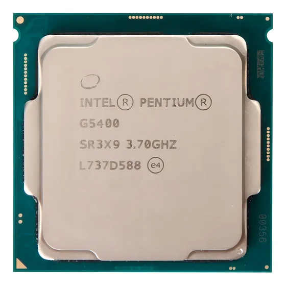 Processador gamer Intel Pentium Gold G5400 BX80684G5400 de 2 núcleos e 3.7GHz de frequência com gráfica integrada