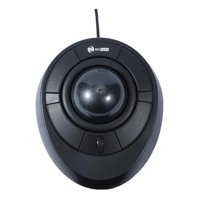 Mcsaite Ratón De Trackball Con Cable Con Rueda De