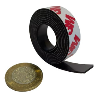 3 Rollos Imán Flexible Adhesivo 1mtx1.2cmx 10mm Total 3mts 3 Rollos Imán Flexible Adhesivo 1mtx1.2cmx 10mm Total 3mts