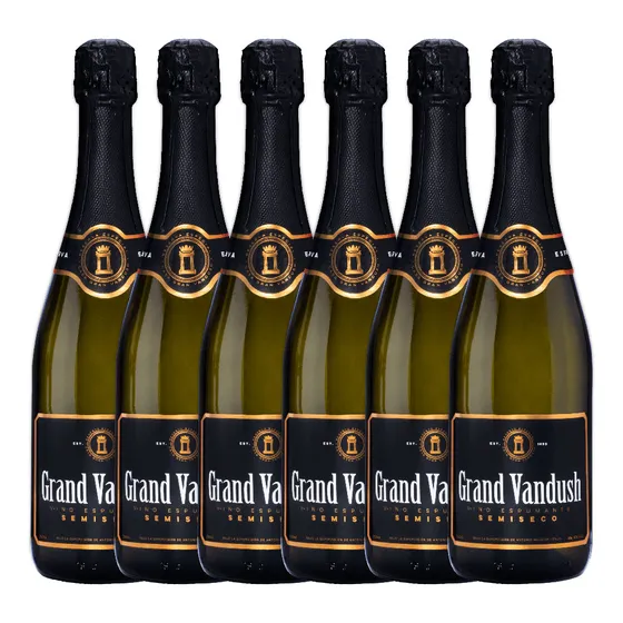 Champagne Grand Vandush Semi Seco 750ml X 6 Unidades