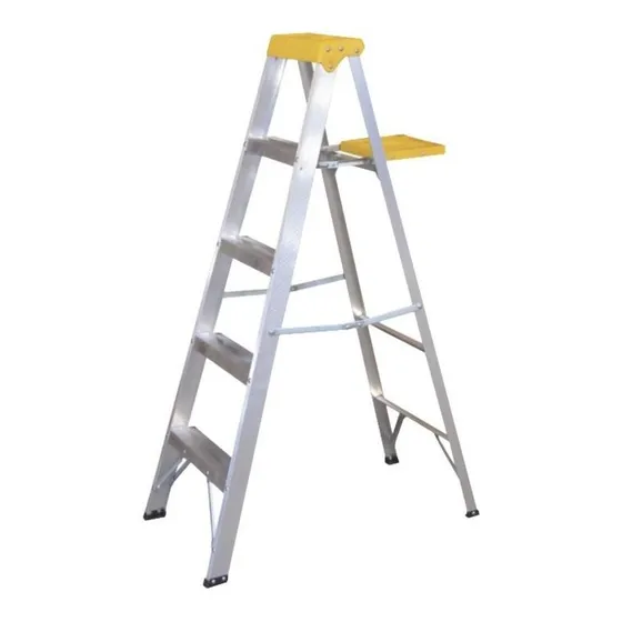 Escalera Aluminio Tipo Tijera 5 Peldaños 1.83 Metros Surtek