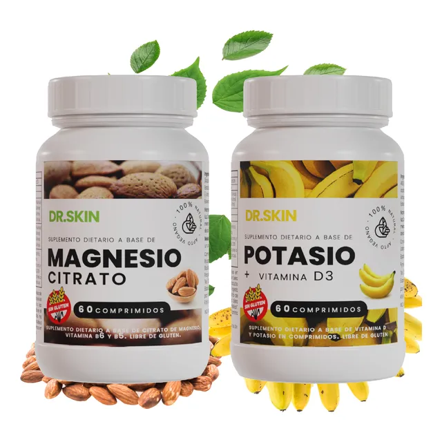 Magnesio Citrato + Potasio Citrato Combo 30 Dias