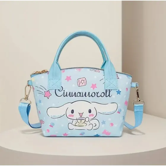 Cartera Bandolero Kuromi, My Melody, Cinnamorroll Para Niñas