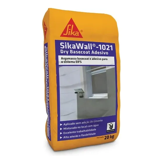 Argamassa EIFS Base Coat Cola EPS Isopor Fachadas 20kg