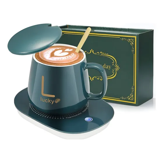 Taza Con Calentador Eléctrico 55° Taza De Café Colores 220v