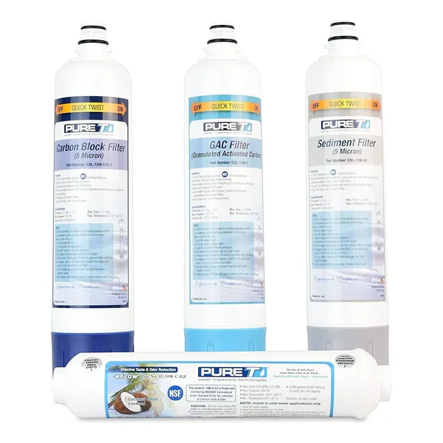 Puret Filter Set For Ez Slim Reverse Osmosis System (ez-slim