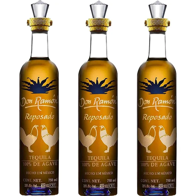 Paquete De 3 Tequila Don Ramon Reposado Punta Diamante 750 M