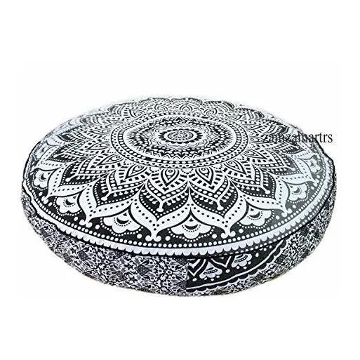 Gdonline Ombre Mandala Grande 35  Funda De Cojín De Piso Red