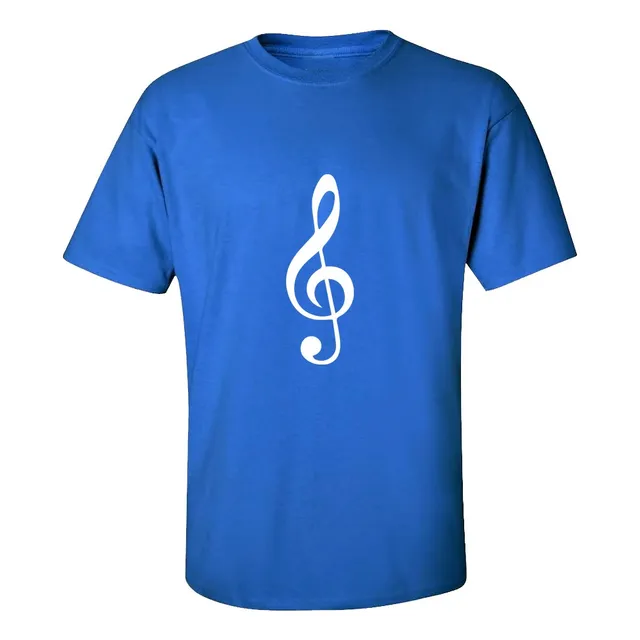 Remera Algodón Peinado Clave De Sol Escritura Musical 01d