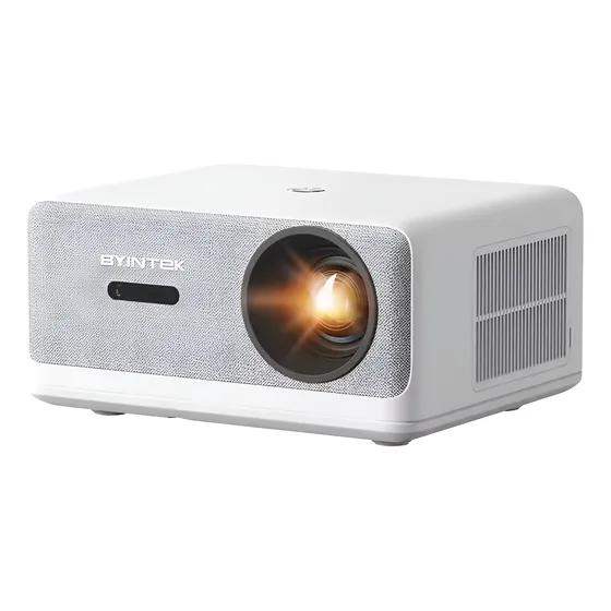 Projetor Byintek Love U14 1080p Suporte 4k 1250 Ansi Android Cor Branco 127/220v