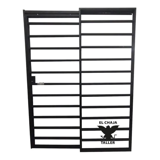 Puerta Reja Balcon Corrediza 150x200 Tubo 32 Mm Reforzada