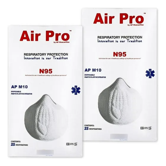 Respirador N95 Certificado Mascarilla Cubrebocas 50 Piezas