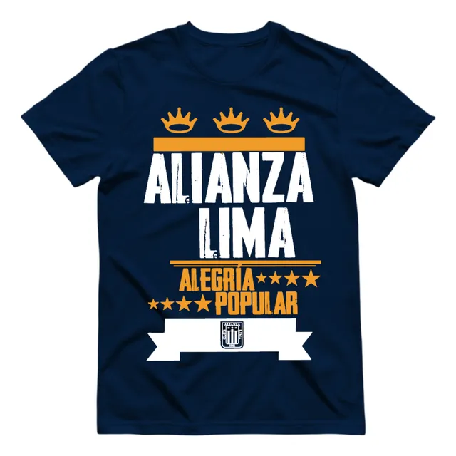 Polo Modelo Hincha Alianza Lima Moda Algodón Estadio Nuevo