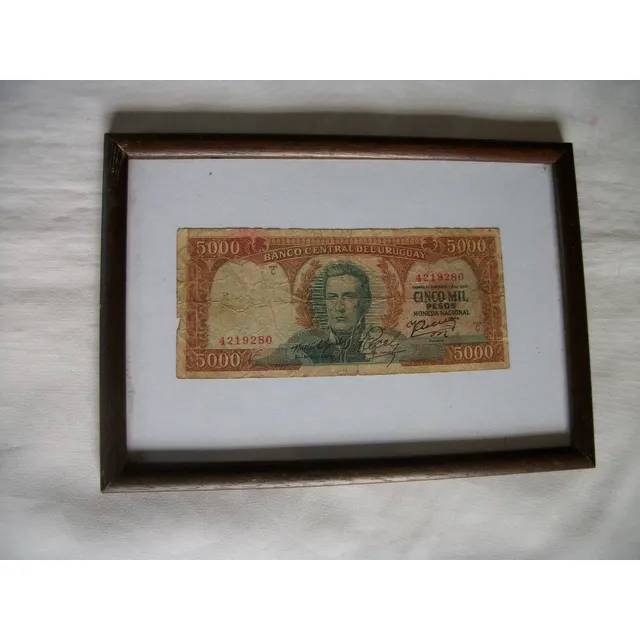 Billete  ( 5000) Año 1967 - Coleccion - Decoracion