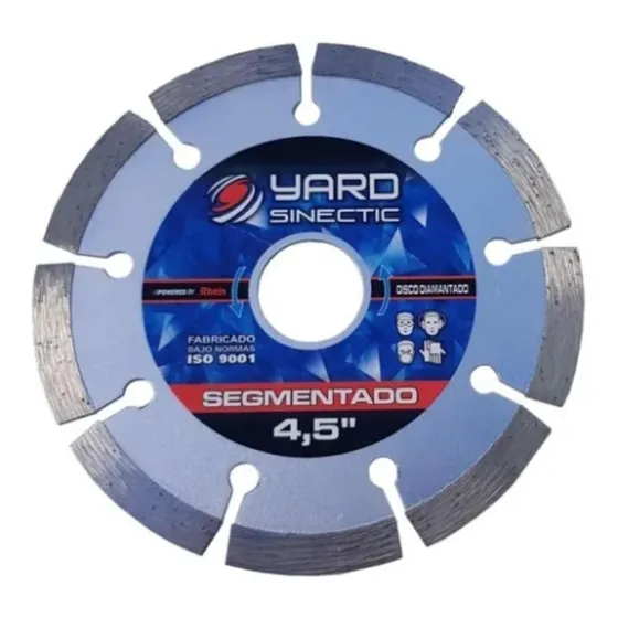 Disco Diamantado Segmentado Laser 4,5 Pulgadas (115mm) Yard