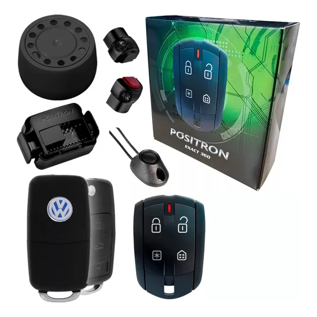 Alarme Positron Exact 360 Chave Canivete Vw Saveiro G5 G6 G7