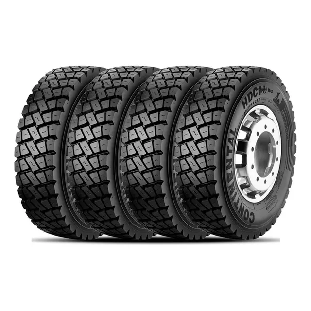 Kit 4 Pneu Continental Aro 22.5 275/80r22.5 149/146k Hdc1+