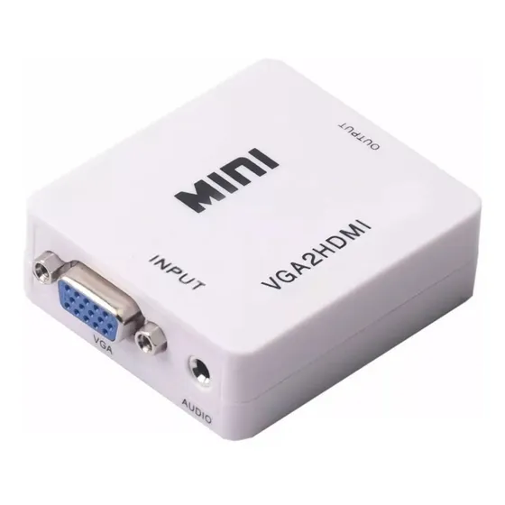 Adaptador Conversor Convertidor De Vga A Hdmi Con Audio ®