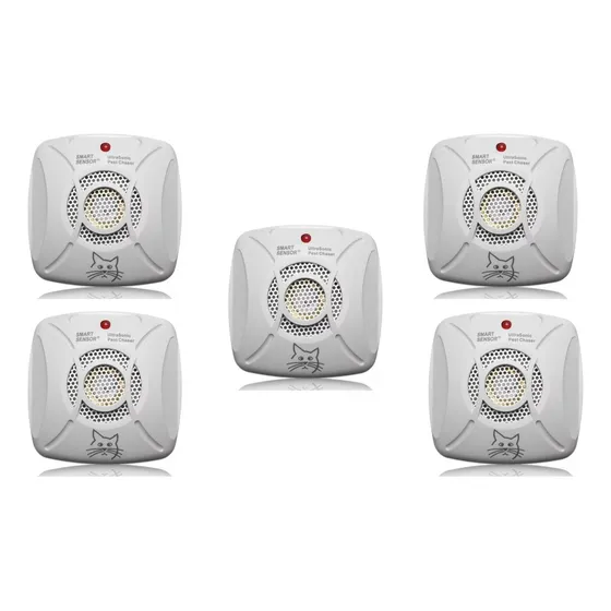 Repelente Ratones Ratas Ultrasonido Electrónico X5 Unidades