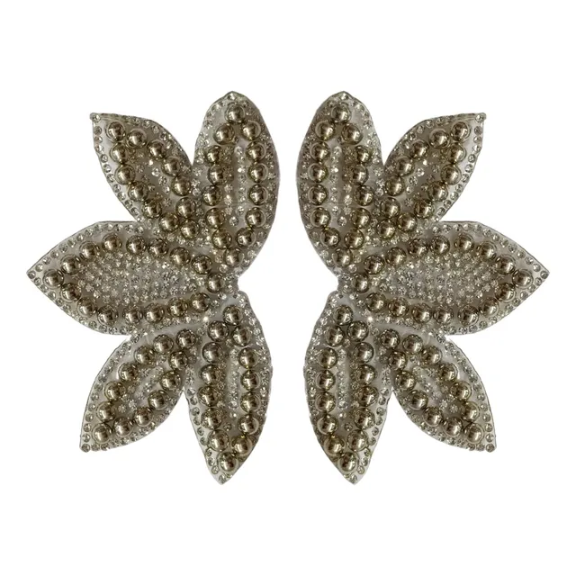 Charretera Termoadhesiva Strass Piedra Hombrera Flor M21