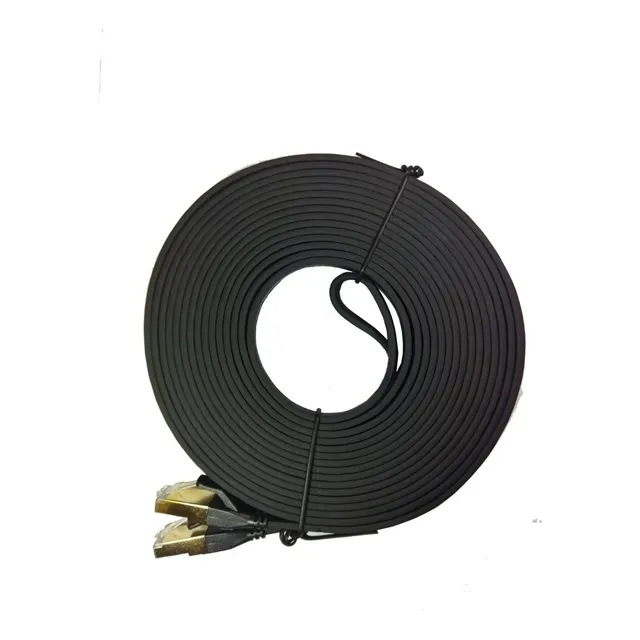 Cable De Red Lan Utp Ethernet Categoría 8 De 5 Metros Plano