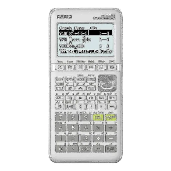 Calculadora Gráfica Casio Fx-9750giii White (fx-9750giii-we)