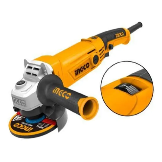 Amoladora Angular Velocidad Variable 1010w Esmeril Cortadora Color Amarillo