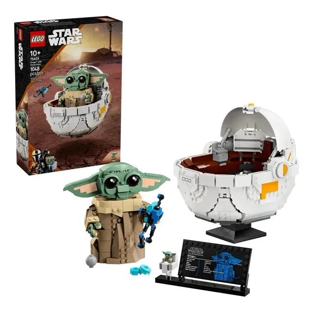 LEGO 75403 Star Wars - Grogu com berço Hover